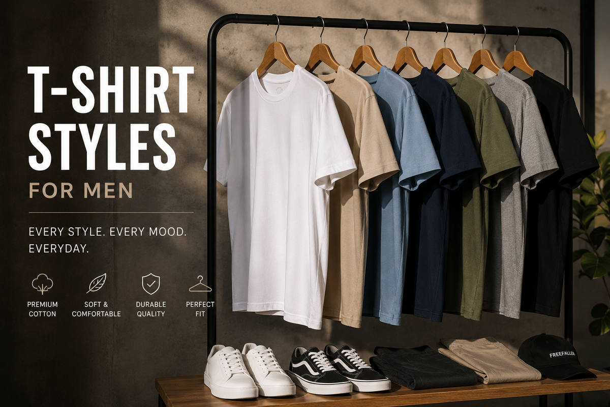 T-Shirt Styles for Men: The Ultimate Guide to Finding Your Style | FREEFALLER - FREEFALLER