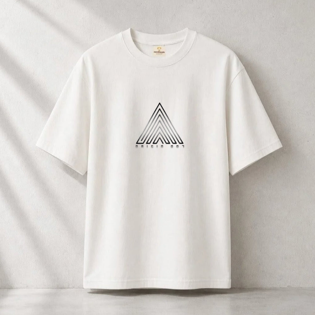 Origin 007 Oversized OffWhite T-Shirt for Men