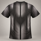 BLAZE Men's Black & Grey Jacquard Slim Dry Fit T-Shirt | EVOLVE by FREEFALLER