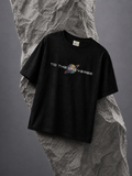 Galactic Warrior Black Oversized T-Shirt for Men