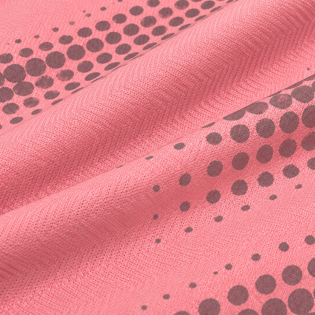 BLAZE Women's Pink & Grey Ombre Jacquard Slim Dry Fit T-Shirt | EVOLVE by FREEFALLER