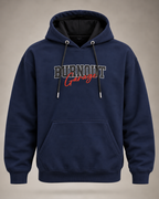 F1 Inspired - FF MOTOZEN Navy Blue Men's Oversized Graphic Hoodie | FREEFALLER