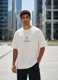 Origin 007 Oversized OffWhite T-Shirt for Men