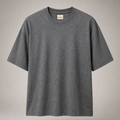 Charcoal Grey Regular Fit T-Shirt for Men