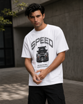 Car Speed Graphic T-Shirt for Men