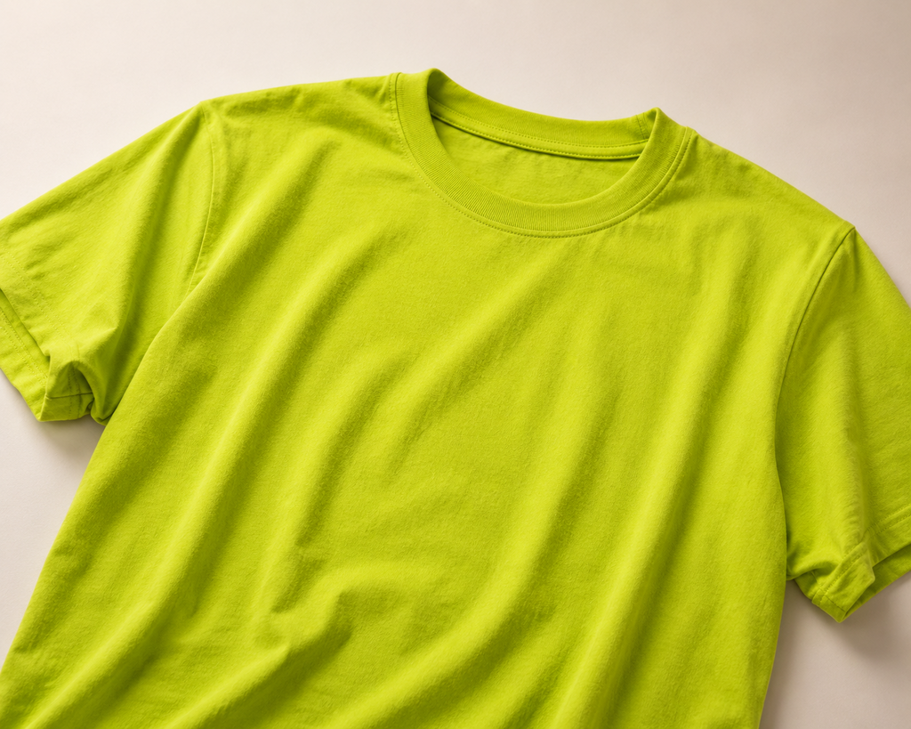 Mint Green Solid Regular Fit T-Shirt for Women | 100% Organic Cotton