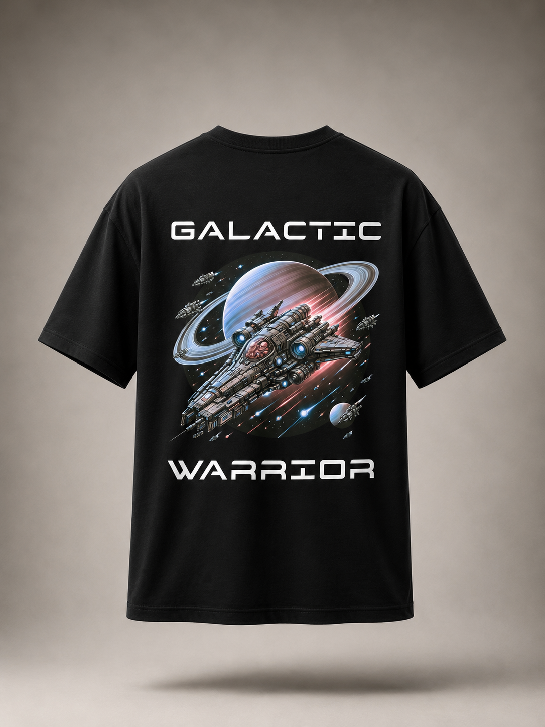 Galactic Warrior Oversized T-Shirt for Men